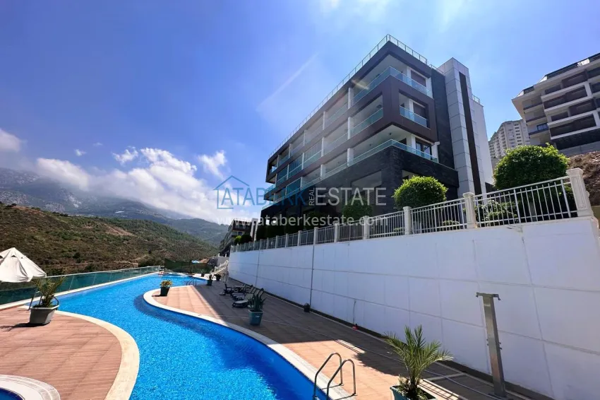 2+1 apartment with panoramic views of the sea and nature in Mahmutlar — in a premium complex 4