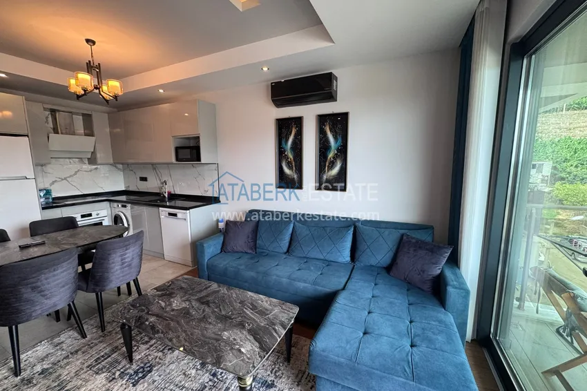 Purchase 1+1 apartment in the center of Alanya - furnished in a luxury complex 5