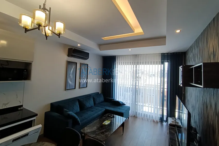 Purchase 1+1 apartment in the center of Alanya - furnished in a luxury complex 7