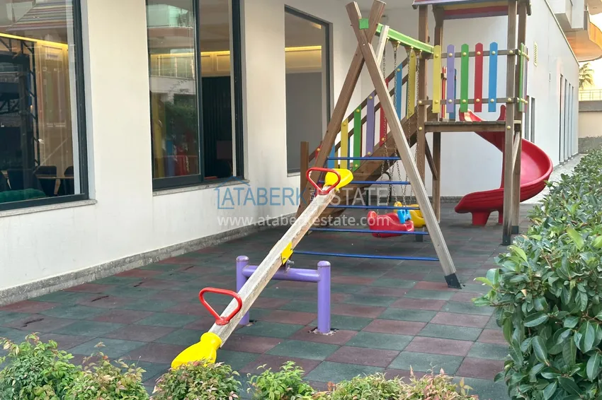 2+1 apartment in Alanya, Oba with sea view — first line, citizenship 7 