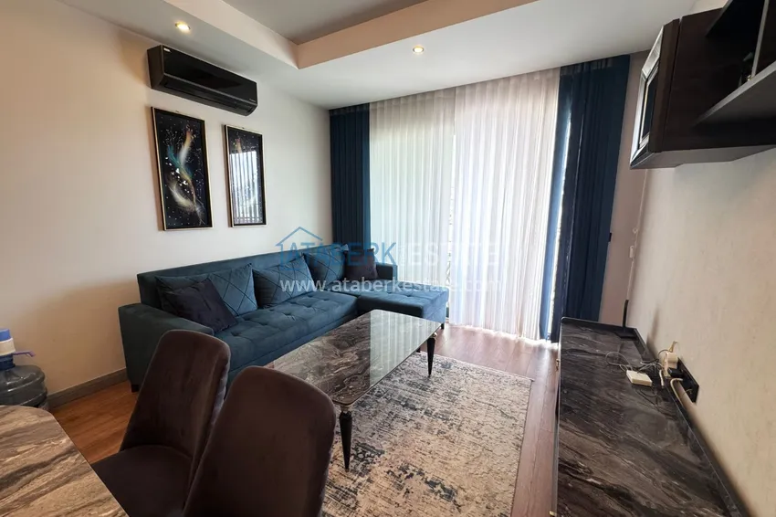 Purchase 1+1 apartment in the center of Alanya - furnished in a luxury complex 9