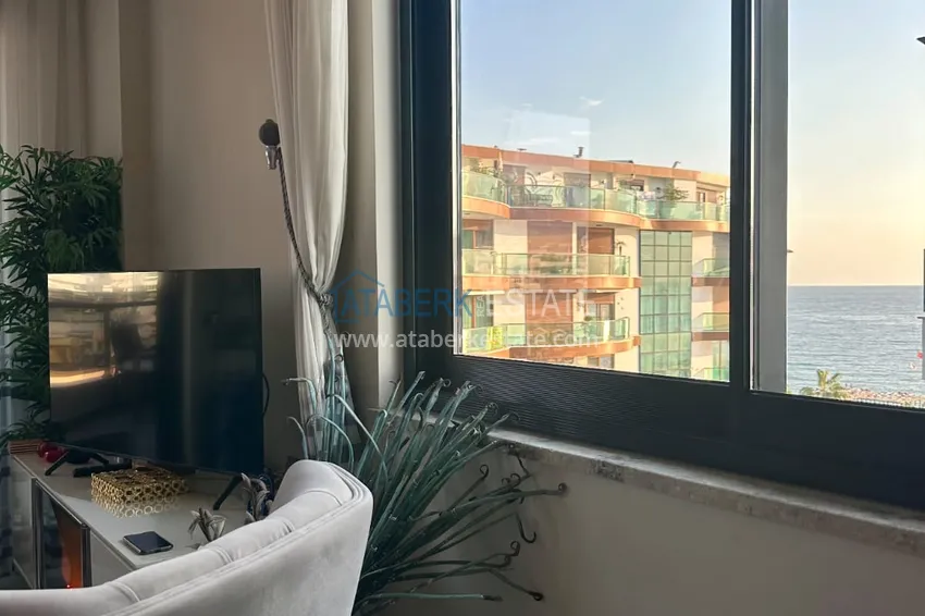 Purchase  2+1 apartment in Alanya, Oba with sea view — first line, citizenship 9 