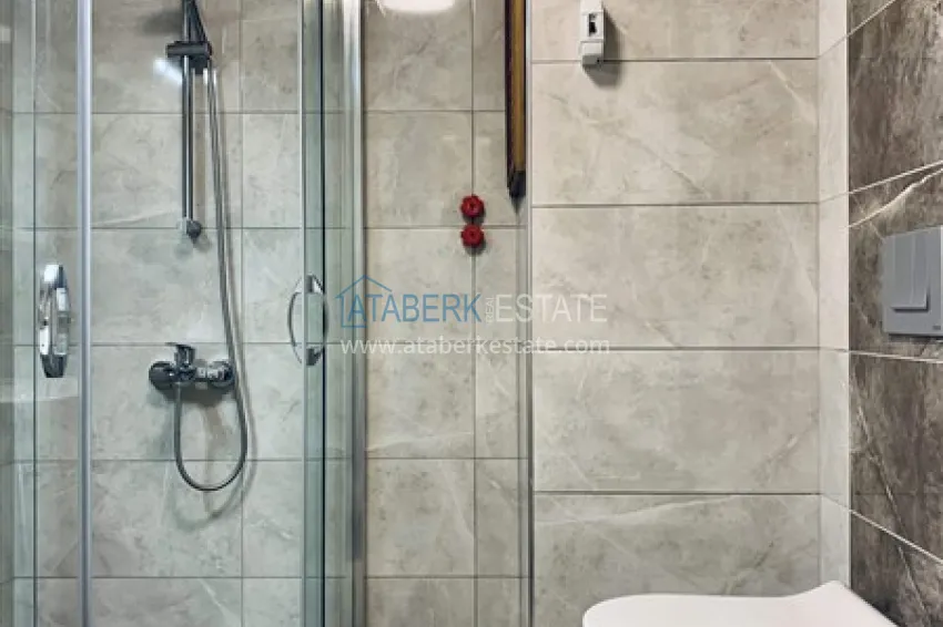 Purchase Apartment 1+1 with furniture and mountain views — 200 meters from the sea, Oba area 15 