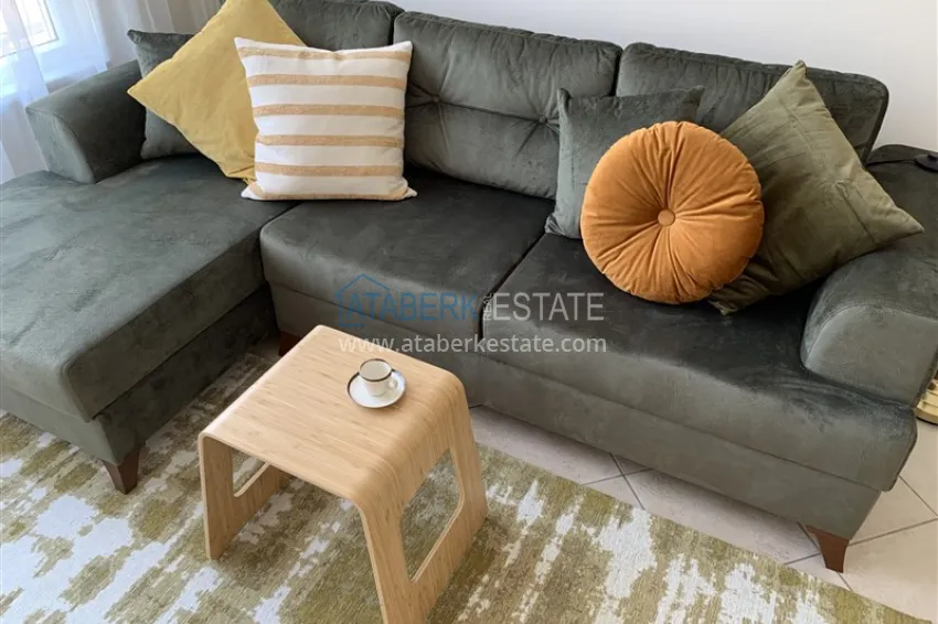 Purchase Apartment 1+1 with furniture and mountain views — 200 meters from the sea, Oba area 6 