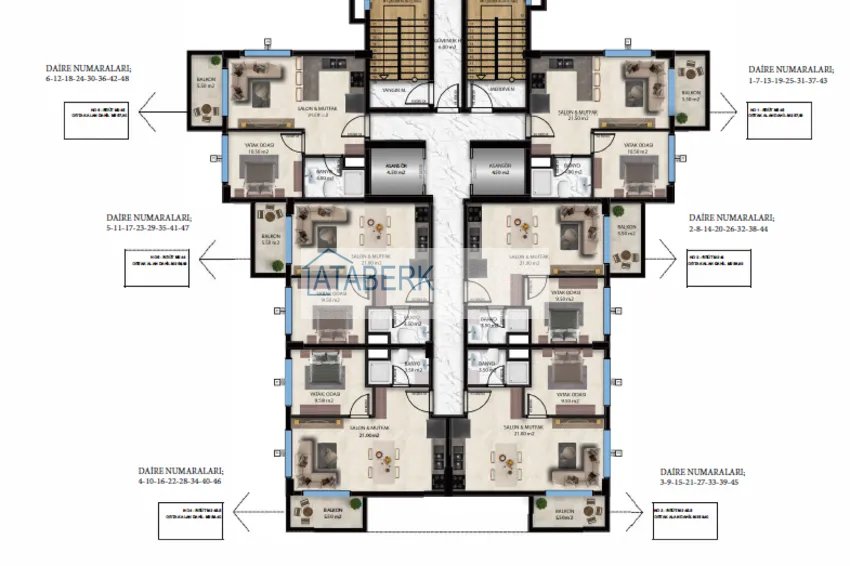 Buy cheap Apartment for sale in Avsallar with new furniture from the owner in a comfort-class complex  1 