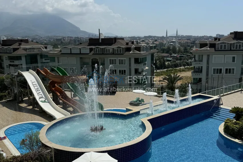 1+1 apartment from owner in Alanya, Oba - furnished in a condominium complex 11 