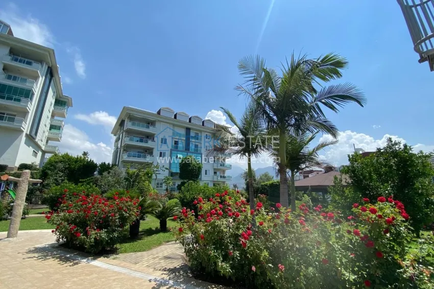 1+1 apartment from owner in Alanya, Oba - furnished in a condominium complex 21 