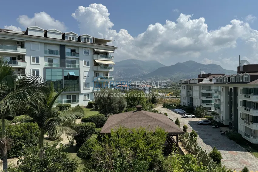 1+1 apartment from owner in Alanya, Oba - furnished in a condominium complex 24 