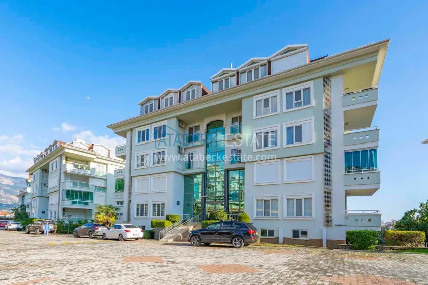 1+1 apartment from owner in Alanya, Oba - furnished in a condominium complex 28 