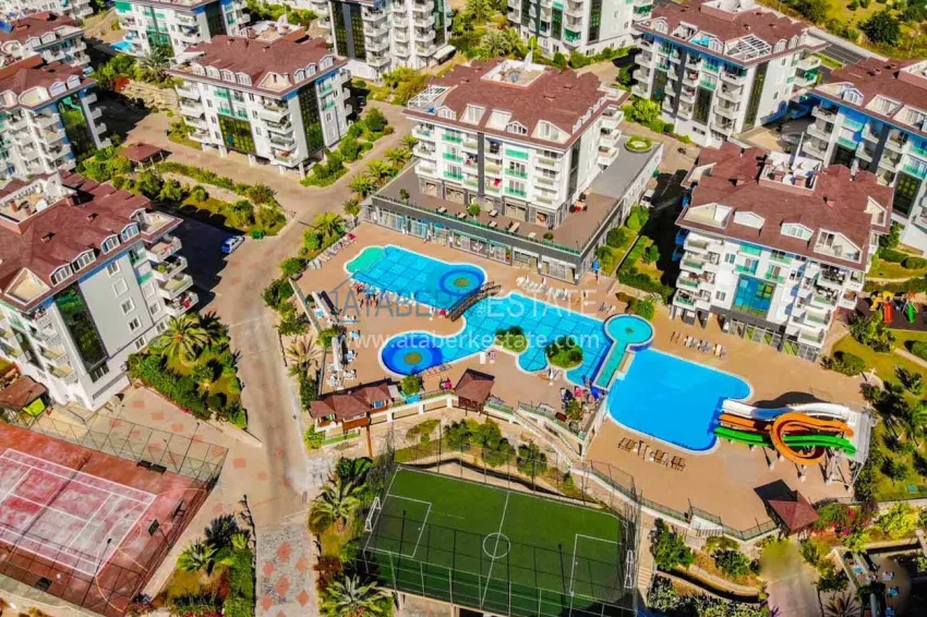 1+1 apartment from owner in Alanya, Oba - furnished in a condominium complex 2 