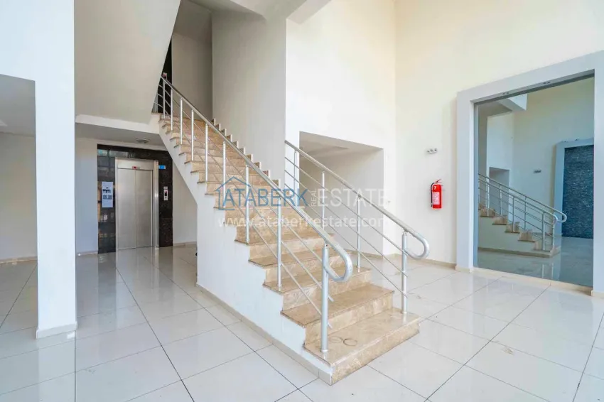 1+1 apartment from owner in Alanya, Oba - furnished in a condominium complex 36 