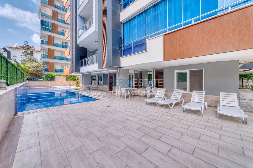 1+1 apartment with sea and mountain views in Mahmutlar — 300 from the sea, sale from the owner 4 