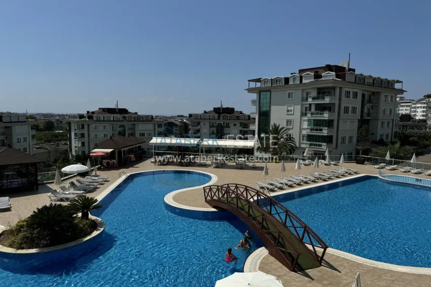 1+1 apartment from owner in Alanya, Oba - furnished in a condominium complex 8 