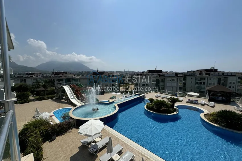 1+1 apartment from owner in Alanya, Oba - furnished in a condominium complex 9 