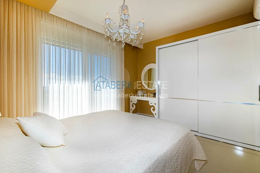 Purchase  Elegant 3+1 villa with panoramic sea and mountain views in an elite complex — Alanya, Kargicak district 18 