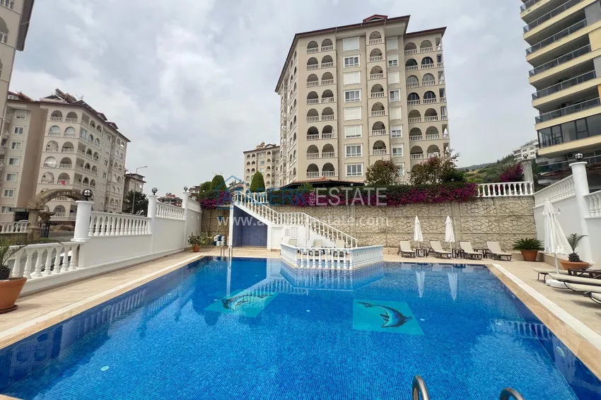 2+1 apartment in Alanya, Cikcilli — furnished and with sea view 4