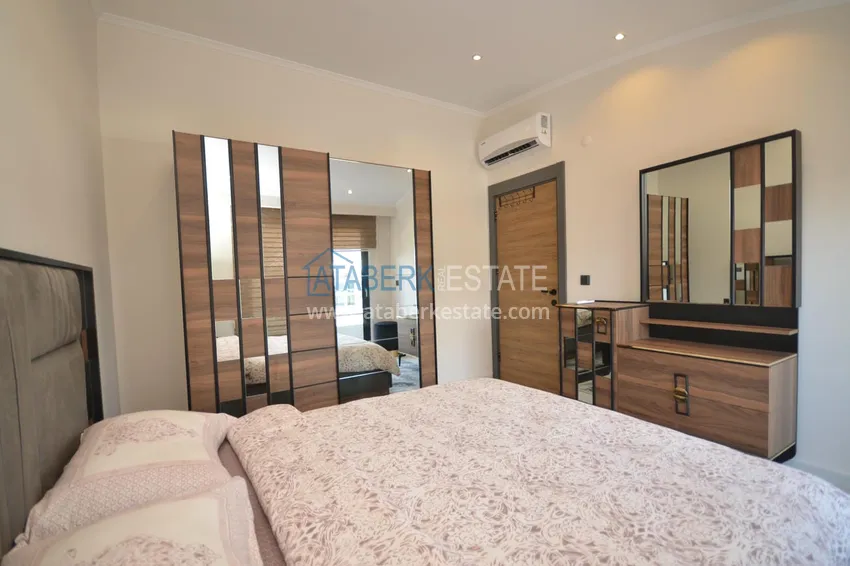 Purchase  2+1 duplex apartment in Alanya, Oba - a stylish duplex furnished for a residence permit  12 