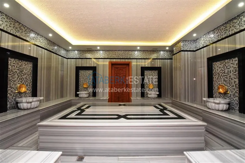 2+1 duplex apartment in Alanya, Oba - a stylish duplex furnished for a residence permit  16 