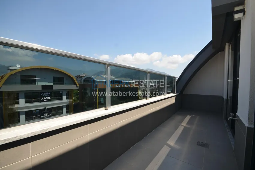 Purchase  2+1 duplex apartment in Alanya, Oba - a stylish duplex furnished for a residence permit  18 