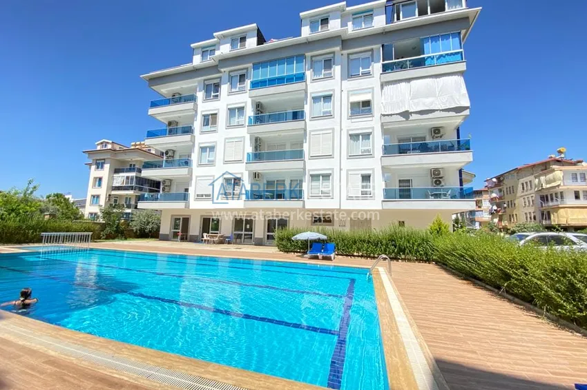 Linear 3+1 apartment in Alanya, Oba district - furnished, separate kitchen, suitable for a residence permit  2 