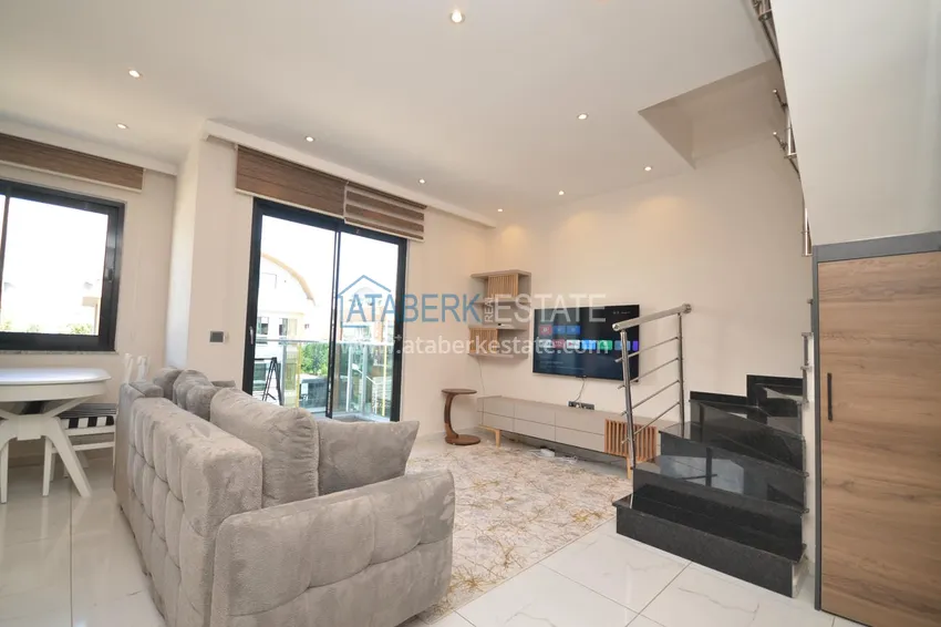 Purchase  2+1 duplex apartment in Alanya, Oba - a stylish duplex furnished for a residence permit  8 