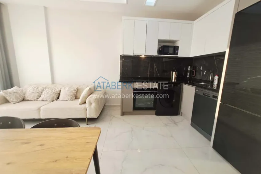 Purchase 1+1 apartment in Alanya, Oba district with furniture and mountain views — installments up to 6 months 2