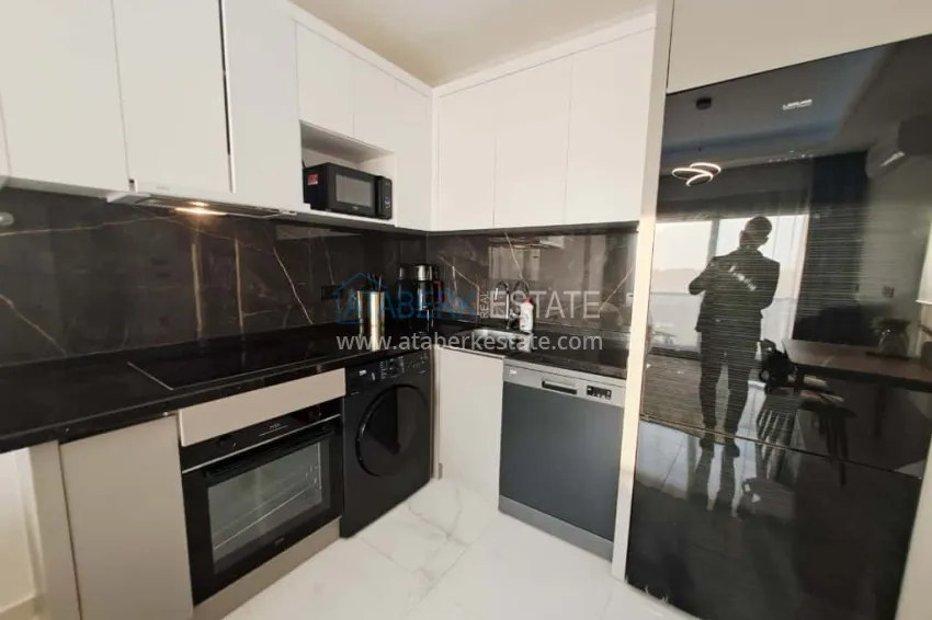 Purchase 1+1 apartment in Alanya, Oba district with furniture and mountain views — installments up to 6 months 4