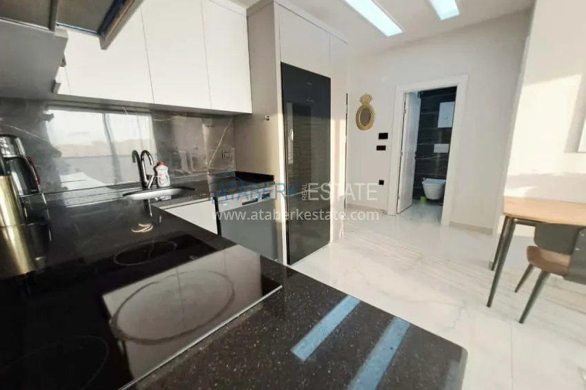 Purchase 1+1 apartment in Alanya, Oba district with furniture and mountain views — installments up to 6 months 5