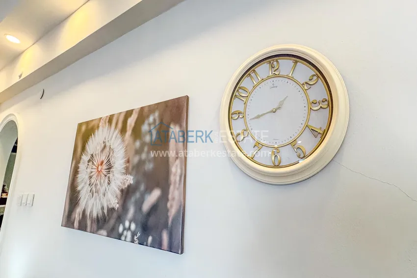 Purchase  3+1 apartment for a residence permit in Alanya, Kale district - furnished and with panoramic views of the sea and port  10 