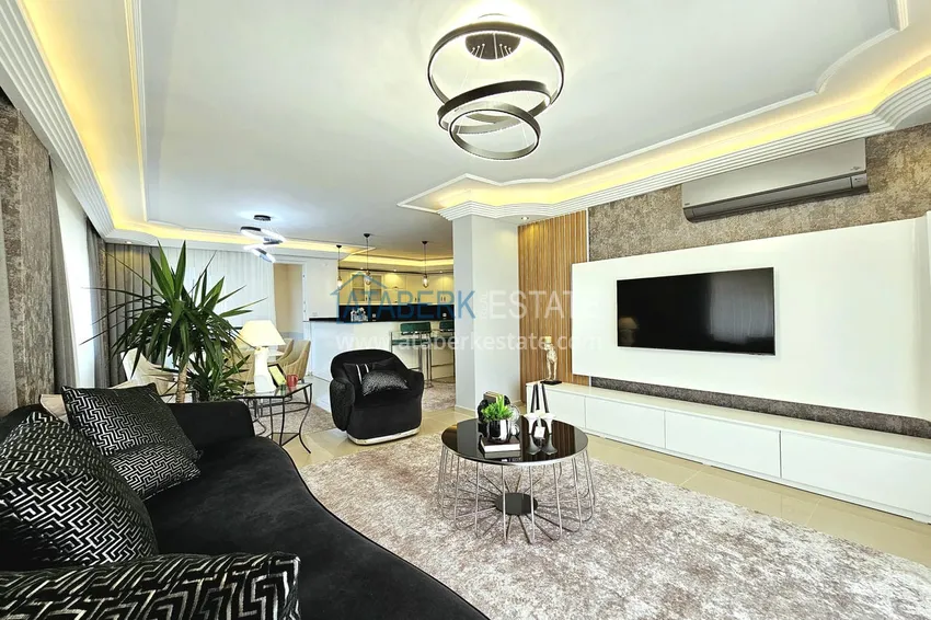 Purchase  3+1 penthouse duplex in Alanya, Oba district — designer interior, prestigious residence 11 
