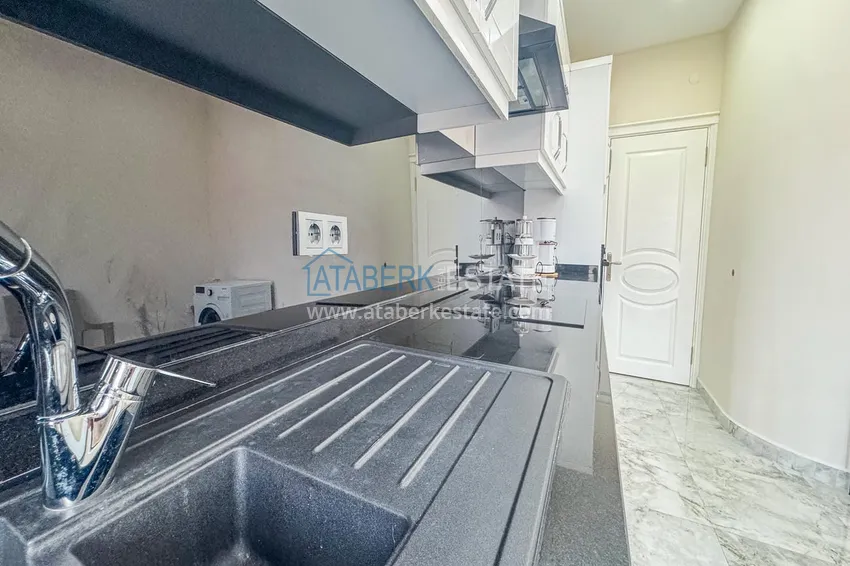 Purchase  3+1 apartment for a residence permit in Alanya, Kale district - furnished and with panoramic views of the sea and port  13 