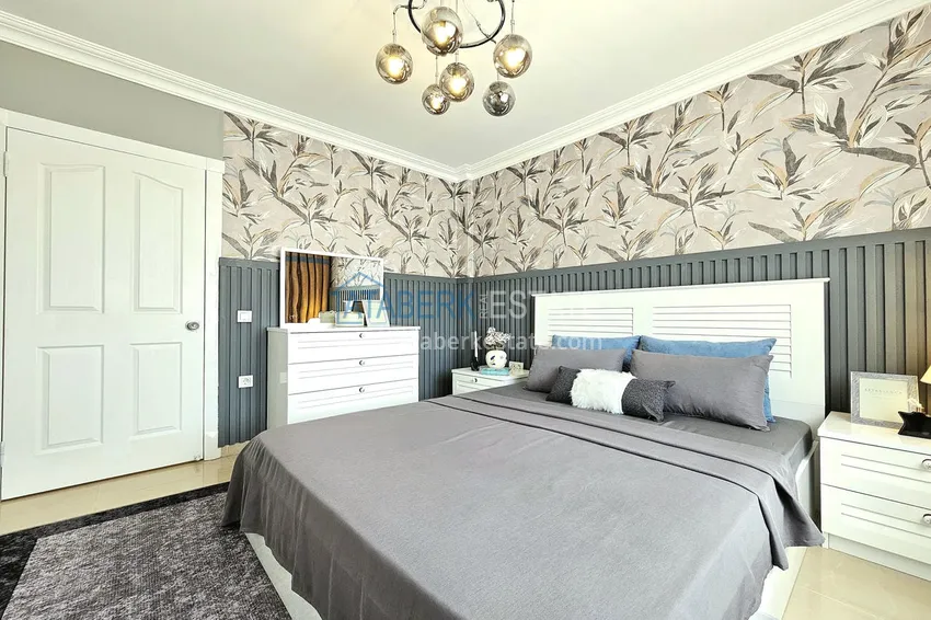 Purchase  3+1 penthouse duplex in Alanya, Oba district — designer interior, prestigious residence 13 