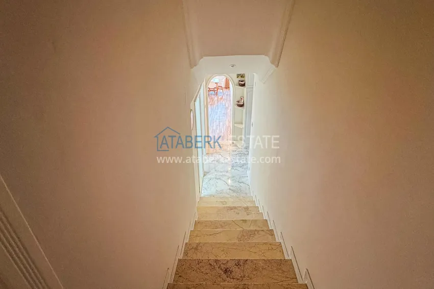 Purchase  3+1 apartment for a residence permit in Alanya, Kale district - furnished and with panoramic views of the sea and port  14 