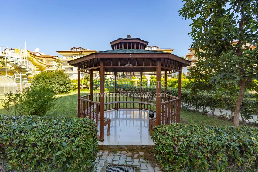 3+1 penthouse duplex in Alanya, Oba district — designer interior, prestigious residence 14 