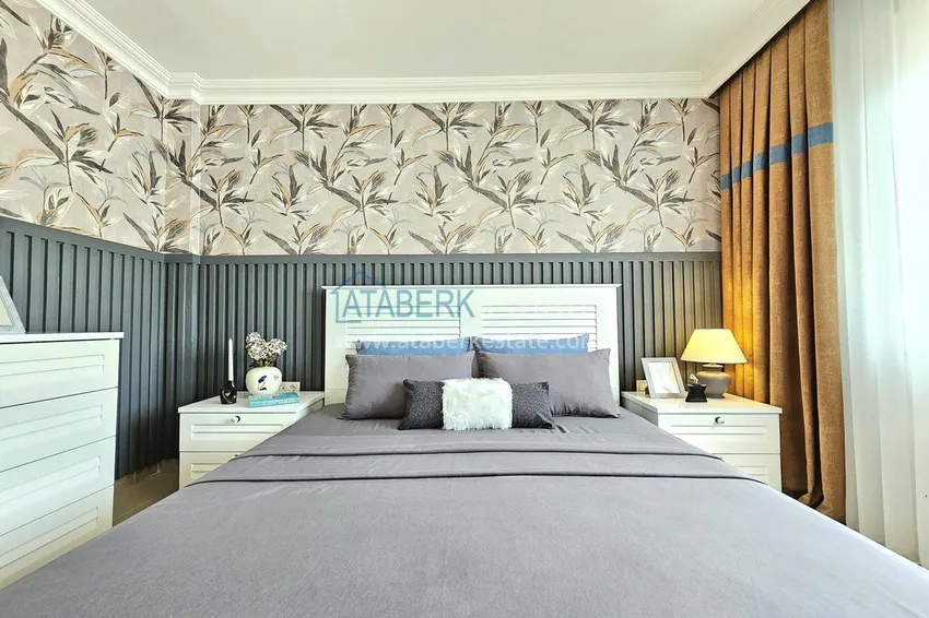 Purchase  3+1 penthouse duplex in Alanya, Oba district — designer interior, prestigious residence 14 