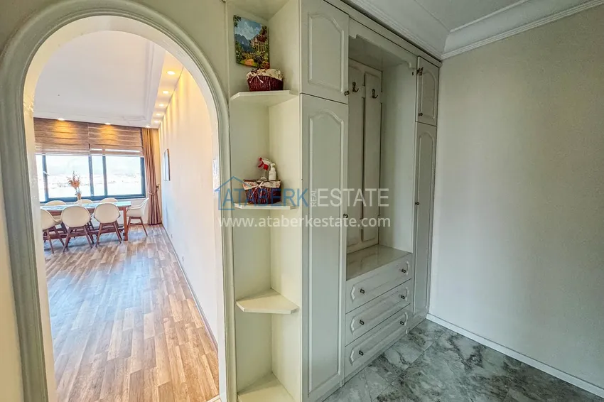 Purchase  3+1 apartment for a residence permit in Alanya, Kale district - furnished and with panoramic views of the sea and port  1 