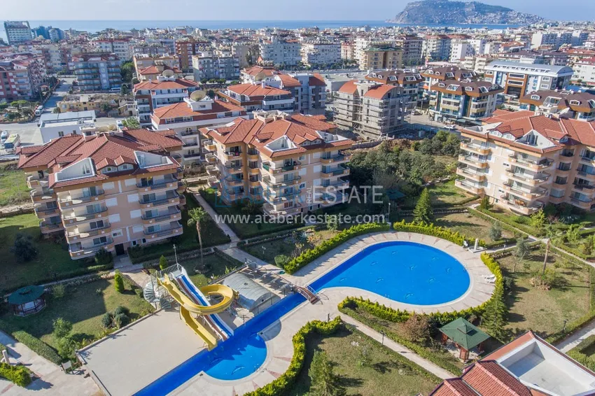 3+1 penthouse duplex in Alanya, Oba district — designer interior, prestigious residence 1 
