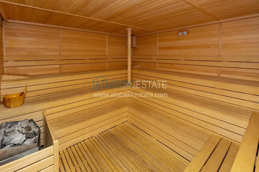 3+1 penthouse duplex in Alanya, Oba district — designer interior, prestigious residence 21 