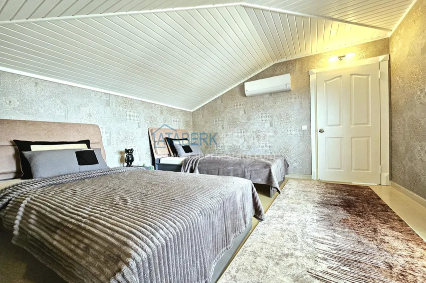 Purchase  3+1 penthouse duplex in Alanya, Oba district — designer interior, prestigious residence 21 