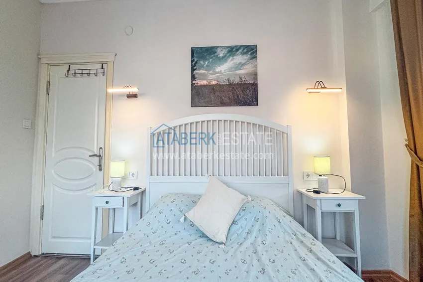 Purchase  3+1 apartment for a residence permit in Alanya, Kale district - furnished and with panoramic views of the sea and port  29 