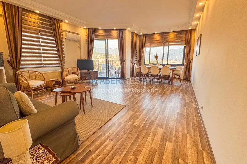 Purchase  3+1 apartment for a residence permit in Alanya, Kale district - furnished and with panoramic views of the sea and port  2 