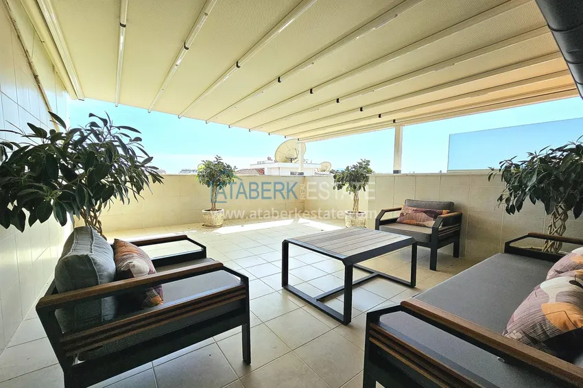 Purchase  3+1 penthouse duplex in Alanya, Oba district — designer interior, prestigious residence 33 