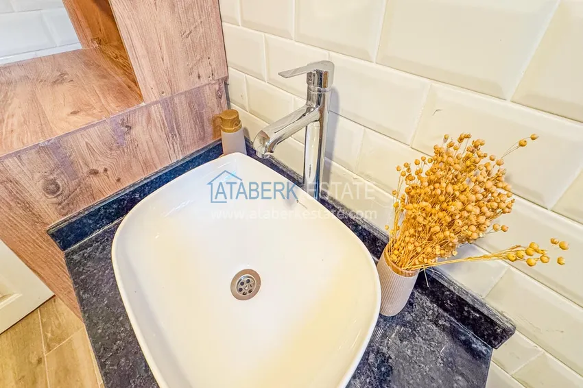 Purchase  3+1 apartment for a residence permit in Alanya, Kale district - furnished and with panoramic views of the sea and port  36 