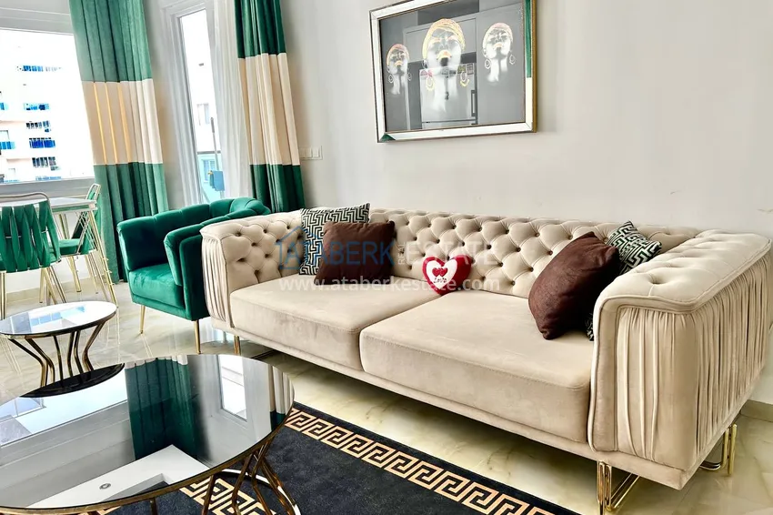 Purchase 2+1 apartment in Mahmutlar furnished near the sea - Barbarossa Street 7