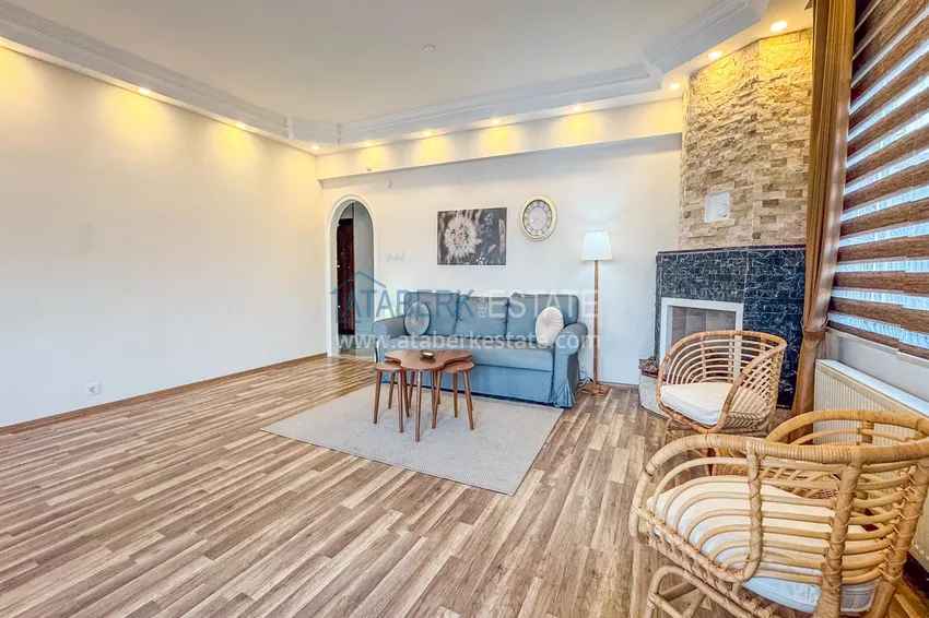 Purchase  3+1 apartment for a residence permit in Alanya, Kale district - furnished and with panoramic views of the sea and port  8 