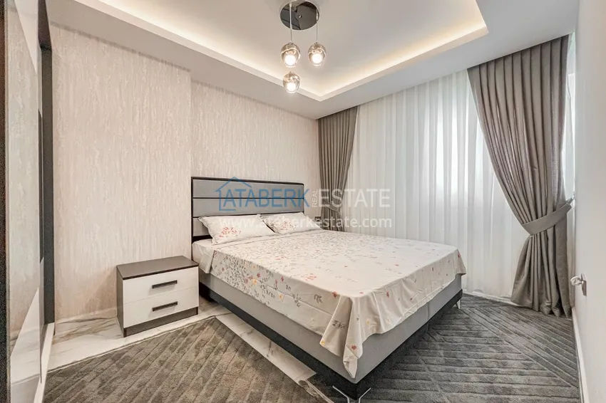 Purchase  2+1 apartment in Alanya, Mahmutlar district - new furniture and sea view 10 
