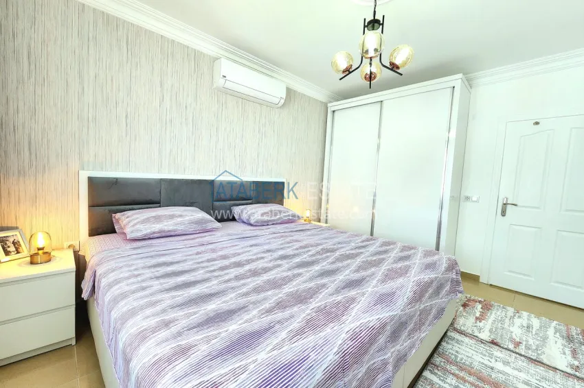 Purchase 2+1 apartment with panoramic views in Cikcilli - furnished, renovated 11 