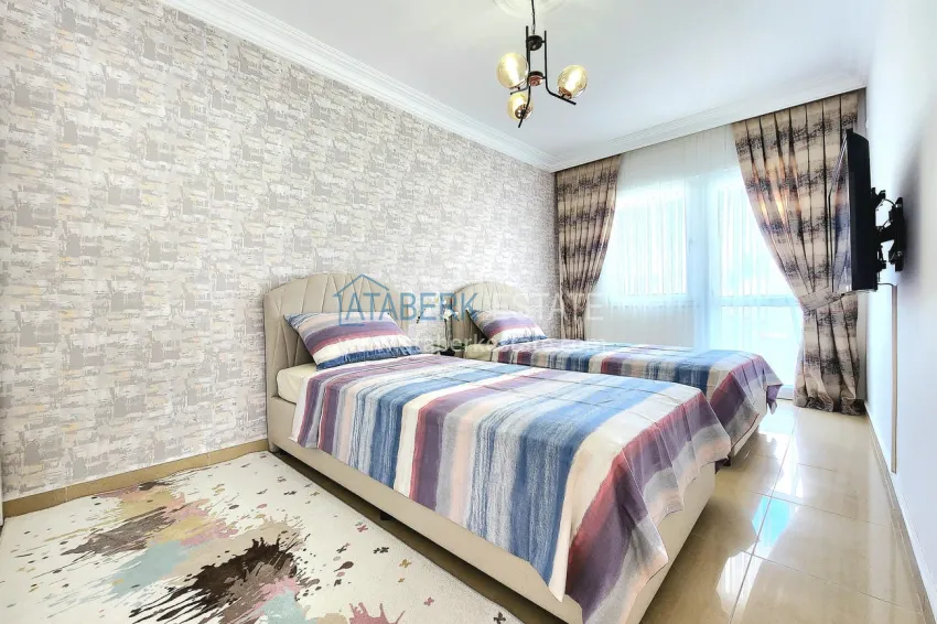 Purchase 2+1 apartment with panoramic views in Cikcilli - furnished, renovated 14 