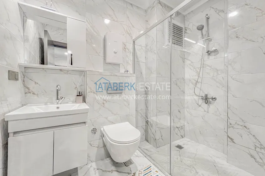 Purchase  2+1 apartment in Alanya, Mahmutlar district - new furniture and sea view 14 