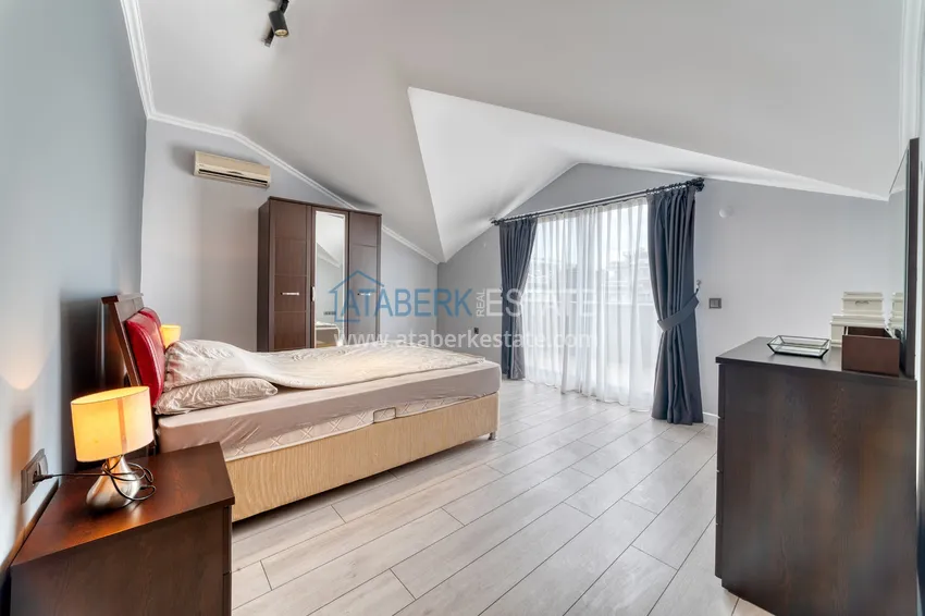 Purchase  4+1 duplex in Alanya, Oba district - furnished penthouse for a residence permit 17 